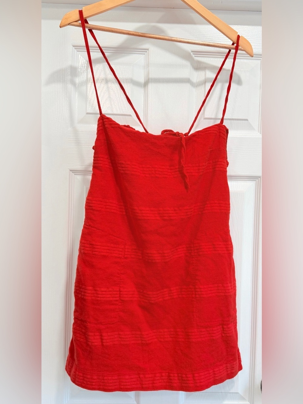 Free People Red Spaghetti-Strap Camisole